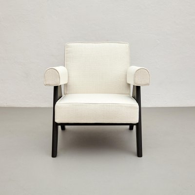 Set of 053 Capitol Complex Armchair by Pierre Jeanneret for