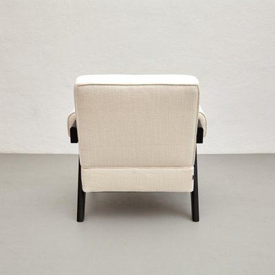 Set of 053 Capitol Complex Armchair by Pierre Jeanneret for