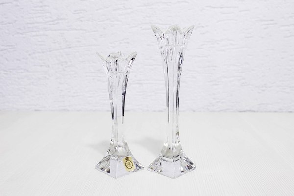 Kerzenständer aus Kristallglas von Nachtmann, 1970, 2er Set