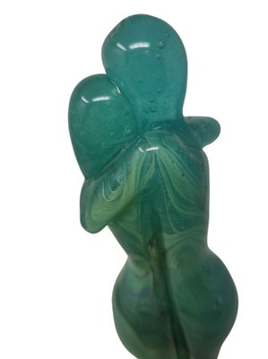 Murano Glass Lovers Sculpture by Pino Signoretto, 1998 for