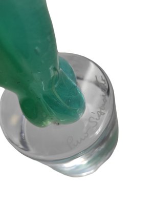 Murano Glass Lovers Sculpture by Pino Signoretto, 1998 for sale at