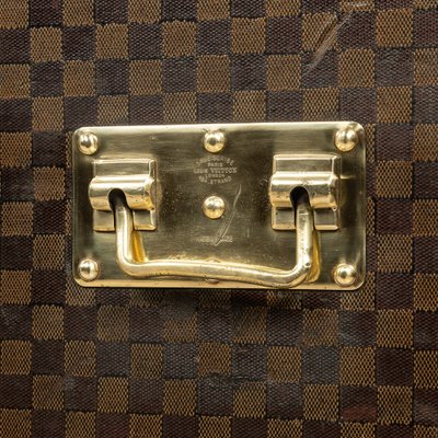Malle Louis Vuitton Petite Malle en toile monogram marron
