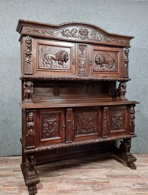 Solid walnut sale buffet