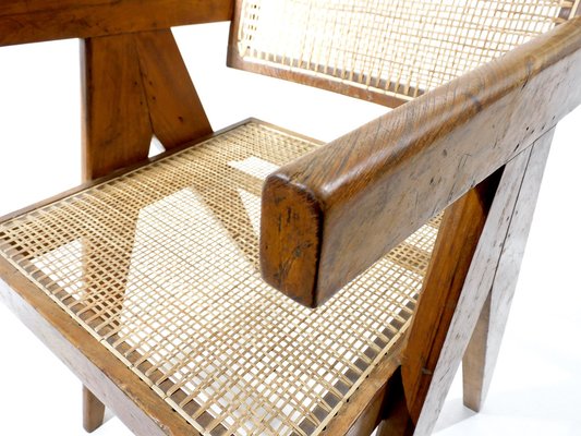 Vintage Chandigarh Chair by Pierre Jeanneret for sale at Pamono