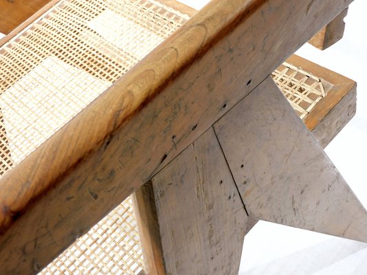 Vintage Chandigarh Chair by Pierre Jeanneret for sale at Pamono