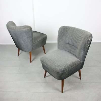 Art Deco Cocktail Chairs in Blue Set of 2 for sale at Pamono