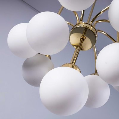 Lampe opaline ancienne suspension plafonnier Vintage Blanc - Vendu