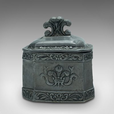 Antique English Commemorative Tobacco Keeper, 1810