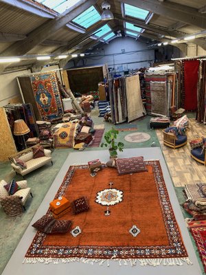 Alfombra marroquí vintage grande en venta en Pamono