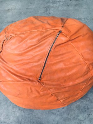 Vintage Patchwork Bean Bag in Brown Aniline Leather, 1970s for sale at  Pamono