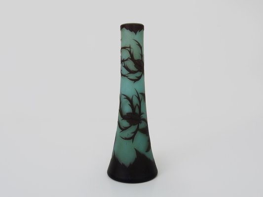 Art Nouveau Vase in Soliflore Glass Paste by Richard Loetz, 1890s