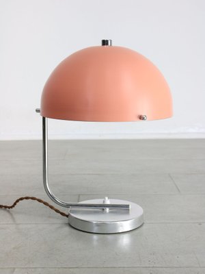 Mid-Century Pink Sphere Table Lamp for sale at Pamono
