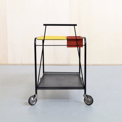 preambule correct Verdachte Serving Trolley by Mathieu Matégot for Artimeta, 1960s for sale at Pamono