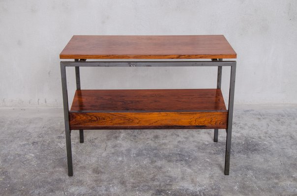 Danish Rosewood Side Table With Magazine Rack 1960s Danish Rosewood Side Table With Magazine Rack 1960s