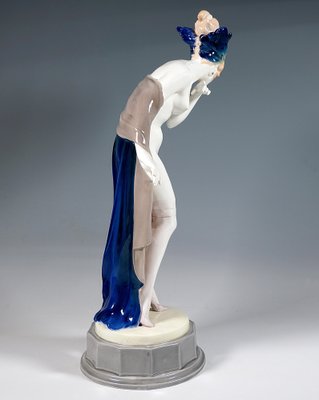 Art Deco Figur von W. Thomasch, 1920er