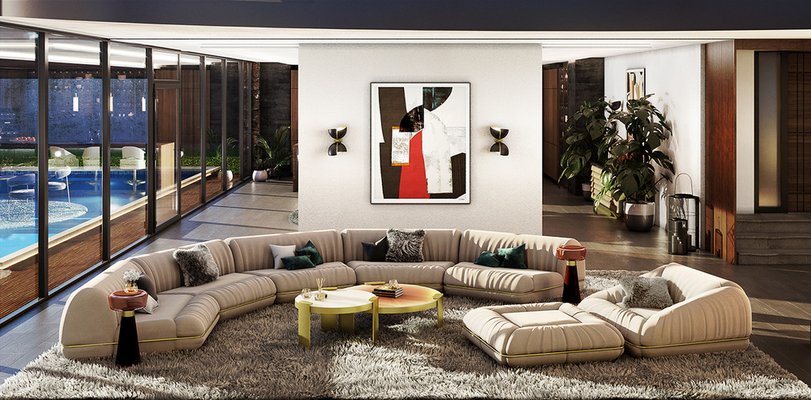 Divano componibile Xenon di Essential Home, set di in vendita su