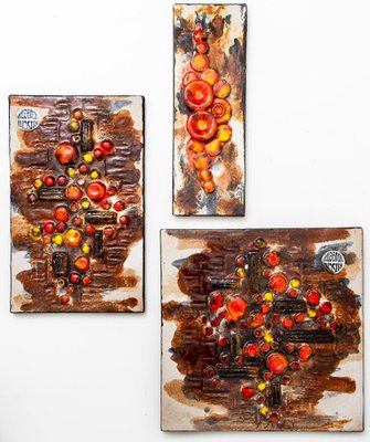 工芸品 Vintage Ruscha Fat Lava Wall Plate 工芸品 Vintage Ruscha Fat Lava Wall Plate Vintage West