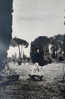 Helmut Newton, In a Garden Near Rome, 1977