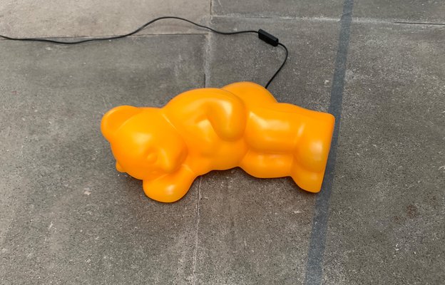 Postmodern German Lumibär Bear Floor Lamp by Klein & Leidig for