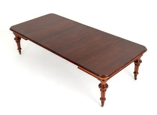 Victorian Extending Dining Table Mahogany 1850s for sale at Pamono