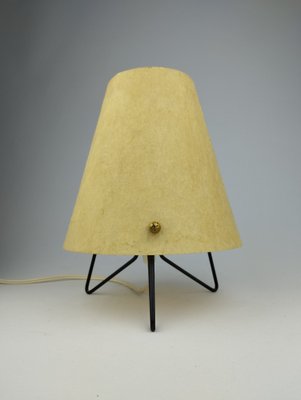 Mid-Century Table Lamp with Fiberglass Shade, 1950 for sale Mid-Century Table Lamp with Fiberglass Shade, 1950 for sale