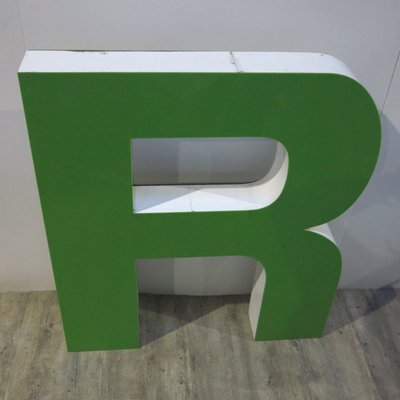 Large Vintage Green Decorative Letter R 1970s For Sale At Pamono
