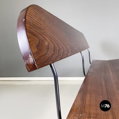 Italian Modern Dining Room Table, Chairs & Bench in Wood Italian Modern Dining Room Table, Chairs & Bench in Wood