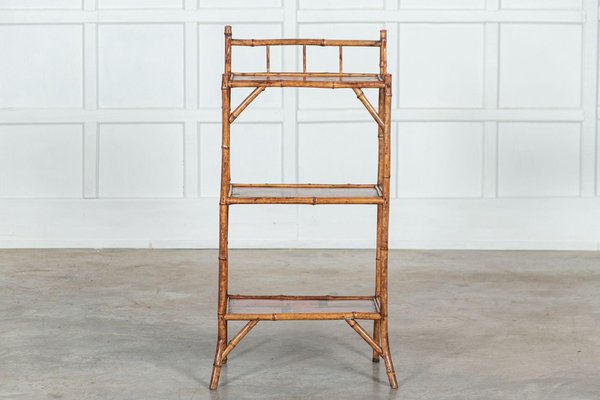 Bambus Chinoiserie Etagere 1870er