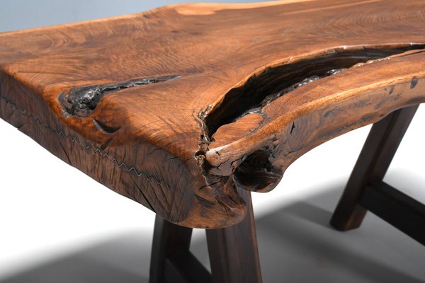 Brutalistischer Rustikaler Couchtisch, Belgien, 1960er bei Pamono kaufen