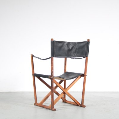 MK16 Safari Chair by Mogens Koch, Denmark, 1930s for sale at Pamono