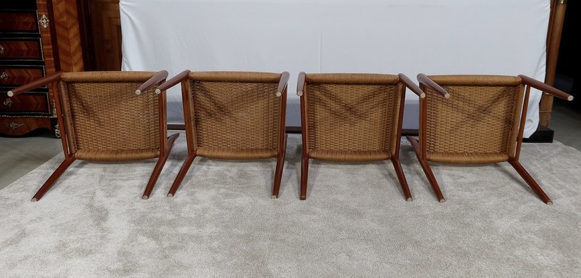 Model 75 Dining Chairs by Niels Otto Moller, Denmark, 1960s, Set