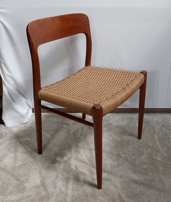 Model 75 Dining Chairs by Niels Otto Moller Denmark 1960s Set of 4 for sale at Pamono