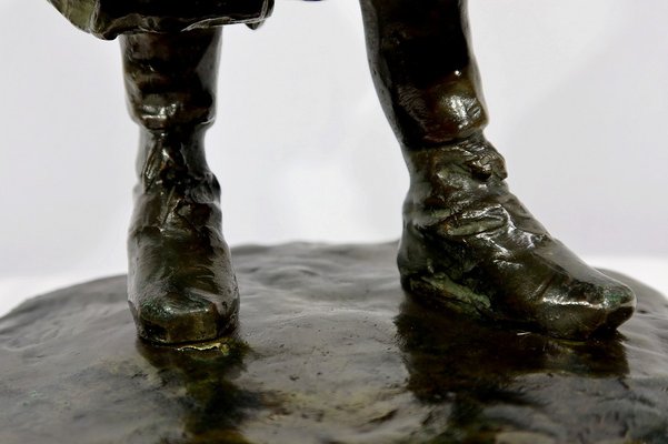 Cardona según Pascau, L'Écolière, 1900, Bronce en venta en Pamono