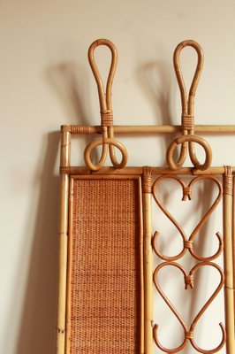 Mid Century Entryway Wall Coat Rack from Gianni Italy 1960s for