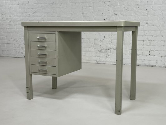 Metal Industrial Desk 1950s for sale at Pamono