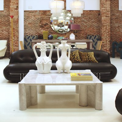 Jumbo Marble Coffee Table attributed to Gae Aulenti for Knoll