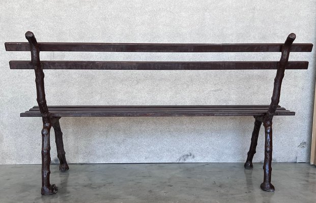 French Cast Iron Bench French Cast Iron Bench
