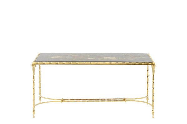 Japanese Lacquered Top upon Bagues Bronze Base Japanese Lacquered Top upon Bagues Bronze Base