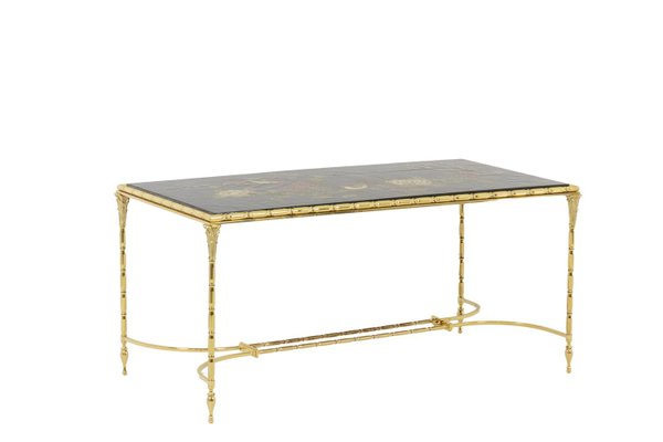 Japanese Lacquered Top upon Bagues Bronze Base Japanese Lacquered Top upon Bagues Bronze Base