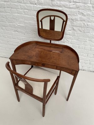 Model Brigitta Dressing Table Chair by Carl Malmsten Yngve Ekstr m for Bodafors 1962 Set of 2