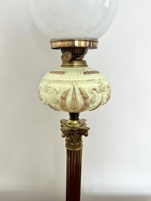 Lampe à Huile Florentine En Laiton – Reproduction 3 Flammes – Style Rétro