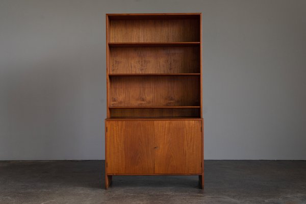 Danish Modern Cabinet and Shelf in Teak by Hans Wegner for Ry Møbler,  1960s