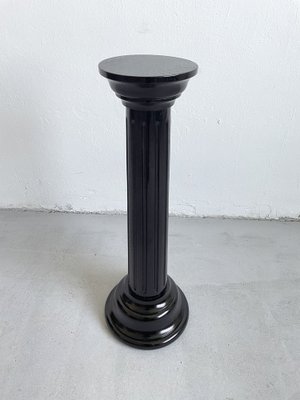Column in Satin Black Wood, 1980s for sale at Pamono