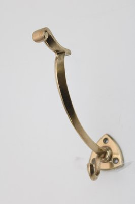 Art Nouveau Double Brass Hat/Coat Hook