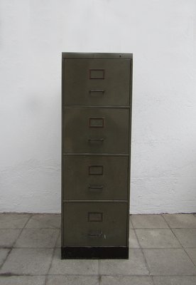 Industrial Metal Filing Cabinet From Acior 1950s For Sale At Pamono