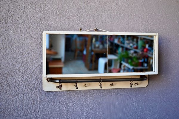 Paire De Plaques De Propreté Miroir Facetté – Vintage Salle De Bain – Déco