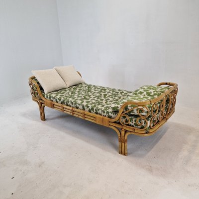 Mid-Century Modern Italian Bamboo Daybed, 1960s for sale at Pamono