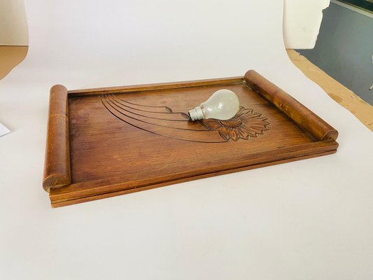 Set Di 2 Vassoi In Legno Bianco | Leroy Merlin - Foto 4