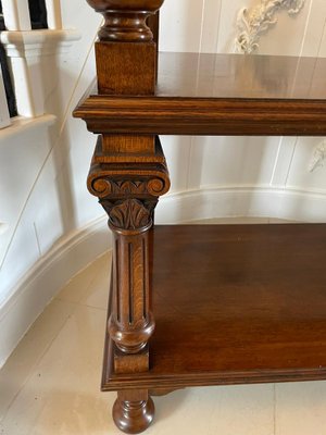 Antique Carved Oak Dumbwaiter, 1880 for sale at Pamono