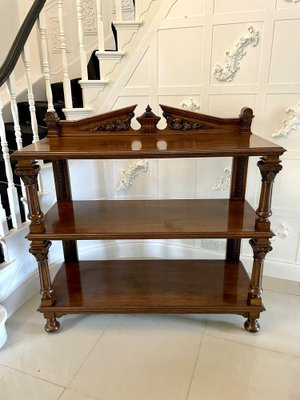 Antique Carved Oak Dumbwaiter, 1880 for sale at Pamono